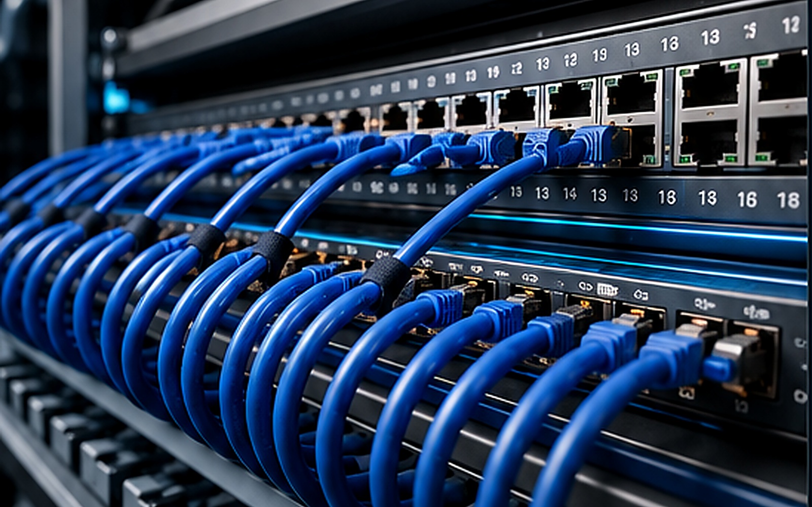 Patch panel y cableado estructurado de red